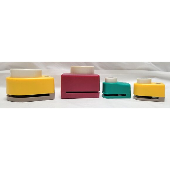 Lot of 4 Punch Bunch Marvy Uchida Emagination Leaf Holly Craft Paper Punches - Picture 5 of 6